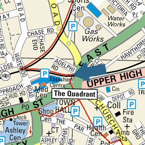 Map to PRo Publications International Ltd office